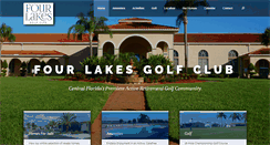 Desktop Screenshot of fourlakesgolfclub.com